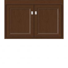 Strasser Woodenwork 22.750 - 30 X 18.5 X 19.75 Sodo Inset Wall Mount Vanity Ogee Miter Pecan Cherry Std