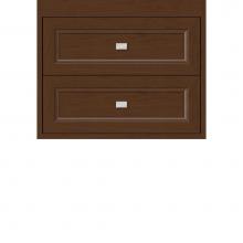 Strasser Woodenwork 22.738 - 24 X 21 X 19.75 Sodo Inset Wall Mount Drw Bank Ogee Miter Pecan Cherry