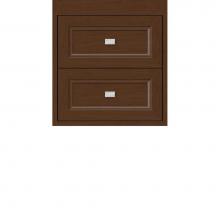 Strasser Woodenwork 22.739 - 18 X 21 X 19.75 Sodo Inset Wall Mount Drw Bank Ogee Miter Pecan Cherry