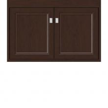 Strasser Woodenwork 22.431 - 30 X 21 X 19.75 Sodo Inset Wall Mount Vanity Ogee Miter Choc Cherry Std