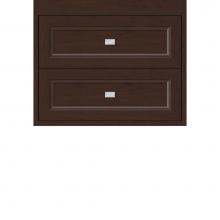 Strasser Woodenwork 22.700 - 24 X 18.5 X 19.75 Sodo Inset Wall Mount Drw Bank Ogee Miter Choc Cherry