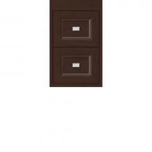 Strasser Woodenwork 22.471 - 12 X 21 X 19.75 Sodo Inset Wall Mount Drw Bank Ogee Miter Choc Cherry