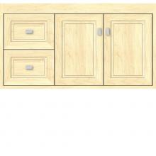 Strasser Woodenwork 22.392 - 36 X 21 X 19.75 Sodo Inset Wall Mount Vanity Ogee Miter Nat Maple Lh