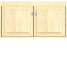 Strasser Woodenwork 22.556 - 36 X 18.5 X 19.75 Sodo Inset Wall Mount Vanity Ogee Miter Nat Maple Std