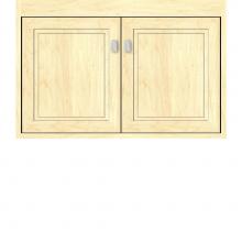 Strasser Woodenwork 22.432 - 30 X 21 X 19.75 Sodo Inset Wall Mount Vanity Ogee Miter Nat Maple Std