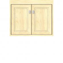 Strasser Woodenwork 22.596 - 24 X 18.5 X 19.75 Sodo Inset Wall Mount Vanity Ogee Miter Nat Maple Std