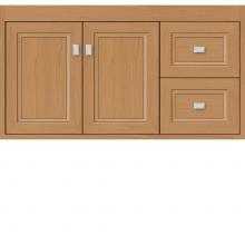 Strasser Woodenwork 22.537 - 36 X 18.5 X 19.75 Sodo Inset Wall Mount Vanity Ogee Miter Nat Oak Rh