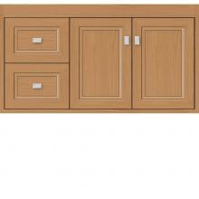 Strasser Woodenwork 22.393 - 36 X 21 X 19.75 Sodo Inset Wall Mount Vanity Ogee Miter Nat Oak Lh