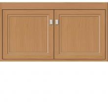 Strasser Woodenwork 22.557 - 36 X 18.5 X 19.75 Sodo Inset Wall Mount Vanity Ogee Miter Nat Oak Std