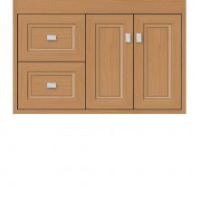 Strasser Woodenwork 22.423 - 30 X 21 X 19.75 Sodo Inset Wall Mount Vanity Ogee Miter Nat Oak Lh