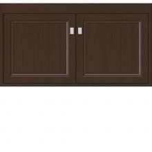 Strasser Woodenwork 22.761 - 36 X 21 X 19.75 Sodo Inset Wall Mount Vanity Ogee Miter Choc Oak Std