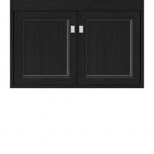 Strasser Woodenwork 22.792 - 30 X 21 X 19.75 Sodo Inset Wall Mount Vanity Ogee Miter Midnight Oak Std