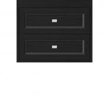 Strasser Woodenwork 22.794 - 24 X 21 X 19.75 Sodo Inset Wall Mount Drw Bank Ogee Miter Midnight Oak