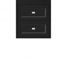 Strasser Woodenwork 22.809 - 18 X 18.5 X 19.75 Sodo Inset Wall Mount Drw Bank Ogee Miter Midnight Oak