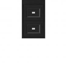 Strasser Woodenwork 22.796 - 12 X 21 X 19.75 Sodo Inset Wall Mount Drw Bank Ogee Miter Midnight Oak