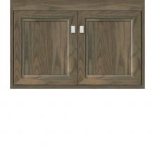 Strasser Woodenwork 55-109 - 30 X 21 X 19.75 Sodo Inset Wall Mount Vanity Ogee Miter Dusky Oak Std