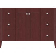 Strasser Woodenwork 56.157 - 48 X 21.5 X 34.5 Newhalem Vanity Nh Shaker/Slab Dk Cherry Sb