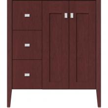 Strasser Woodenwork 56.374 - 30 X 19 X 34.5 Newhalem Vanity Nh Shaker/Slab Dk Cherry Lh