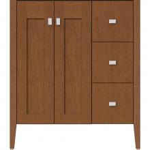 Strasser Woodenwork 56.331 - 30 X 21.5 X 34.5 Newhalem Vanity Nh Shaker/Slab Cinn Cherry Rh