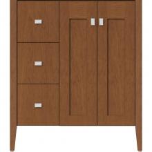 Strasser Woodenwork 56.377 - 30 X 19 X 34.5 Newhalem Vanity Nh Shaker/Slab Cinn Cherry Lh