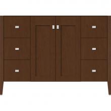Strasser Woodenwork 56.168 - 48 X 19 X 34.5 Newhalem Vanity Nh Shaker/Slab Pecan Cherry Sb