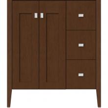Strasser Woodenwork 56.361 - 30 X 19 X 34.5 Newhalem Vanity Nh Shaker/Slab Pecan Cherry Rh