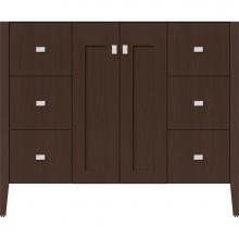 Strasser Woodenwork 54-672 - 42 X 21.5 X 34.5 Newhalem Vanity Nh Shaker/Slab Dusky Oak Sb