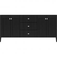 Strasser Woodenwork 56.071 - 72 X 21.5 X 34.5 Newhalem Vanity Nh Shaker/Slab Midnight Oak Db