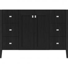 Strasser Woodenwork 56.176 - 48 X 19 X 34.5 Newhalem Vanity Nh Shaker/Slab Midnight Oak Sb