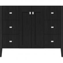 Strasser Woodenwork 56.206 - 42 X 19 X 34.5 Newhalem Vanity Nh Shaker/Slab Midnight Oak Sb