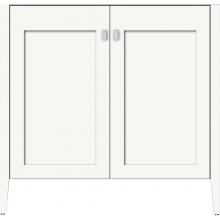 Strasser Woodenwork 56.261 - 36 X 19 X 34.5 Newhalem Vanity Nh Shaker Sat White Std
