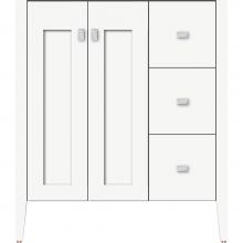 Strasser Woodenwork 56.352 - 30 X 19 X 34.5 Newhalem Vanity Nh Shaker/Slab Sat White Rh