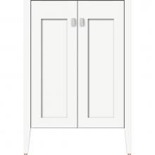 Strasser Woodenwork 56.390 - 24 X 21.5 X 34.5 Newhalem Vanity Nh Shaker Sat White Std