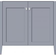 Strasser Woodenwork 56.252 - 36 X 19 X 34.5 Newhalem Vanity Nh Shaker Sat Silver Std