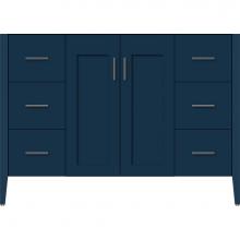 Strasser Woodenwork 58-292 - 48 X 19 X 34.5 Newhalem Vanity Nh Shaker/Slab Lapis Night Sb