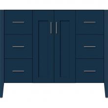 Strasser Woodenwork 58-293 - 42 X 21.5 X 34.5 Newhalem Vanity Nh Shaker/Slab Lapis Night Sb