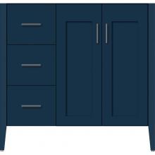 Strasser Woodenwork 58-297 - 36 X 21.5 X 34.5 Newhalem Vanity Nh Shaker/Slab Lapis Night Lh