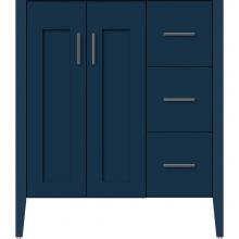 Strasser Woodenwork 58-300 - 30 X 19 X 34.5 Newhalem Vanity Nh Shaker/Slab Lapis Night Rh