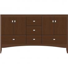 Strasser Woodenwork 36.427 - 60 X 18 X 34.5 Wallingford Vanity Slab Pecan Cherry Db