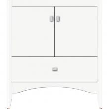 Strasser Woodenwork 35.192 - 30 X 21 X 34.5 Wallingford Vanity Slab Sat White Std