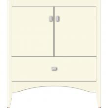 Strasser Woodenwork 35.232 - 30 X 21 X 34.5 Wallingford Vanity Slab Sat Biscuit Std