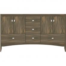 Strasser Woodenwork 31-970 - 60 X 21 X 34.5 Wallingford Vanity Slab Dusky Oak Db