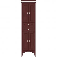 Strasser Woodenwork 33.352 - 19.5 X 21 X 70 Wallingford Linen Shaker Dk Cherry