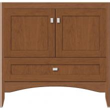 Strasser Woodenwork 35-050 - 36 X 21 X 34.5 Wallingford Town Vanity Shaker Cinn Cherry 3 Drw