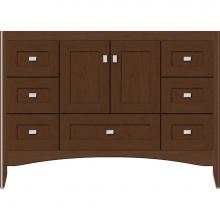 Strasser Woodenwork 36.382 - 48 X 21 X 34.5 Wallingford Vanity Shaker Pecan Cherry Sb