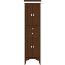 Strasser Woodenwork 36.399 - 19.5 X 18 X 70 Wallingford Linen Shaker Pecan Cherry