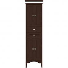 Strasser Woodenwork 33.131 - 19.5 X 21 X 70 Wallingford Linen Shaker Choc Cherry