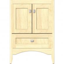 Strasser Woodenwork 33.272 - 24 X 18 X 34.5 Wallingford Vanity Shaker Nat Maple Std