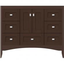 Strasser Woodenwork 36.566 - 42 X 21 X 34.5 Wallingford Vanity Shaker Choc Oak Sb