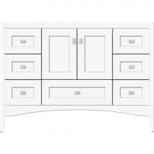 Strasser Woodenwork 33.185 - 48 X 21 X 34.5 Wallingford Vanity Shaker Sat White Sb